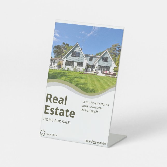 Expositor En L Pedestal Sign (Anverso)