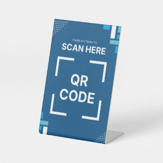 Expositor En L Pedestal Sign