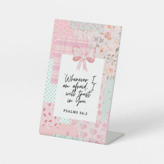 Expositor En L Pedestal Sign