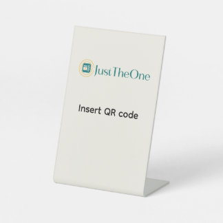 Expositor En L Pedestal Sign