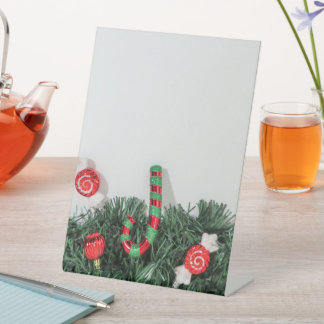 Expositor En L Pedestal sign