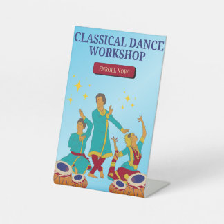 Expositor En L Pedestal Sign