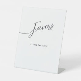 Expositor En L Pedestal Sign for bride shower.