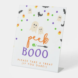 Expositor En L Peek a Boo Halloween Baby Shower