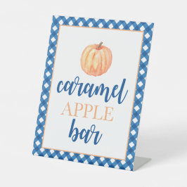 Expositor En L Pequeña Calabaza azul Cumpleaños de Otoño Comida
