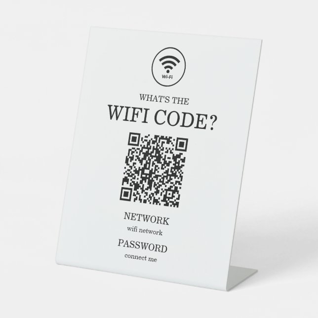 Expositor En L Pequeña empresa ¿Cuál es el código QR Wifi? (Anverso)