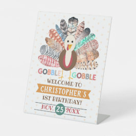 Expositor En L Pequeña fiesta de Acción de Gracias de Turquía por