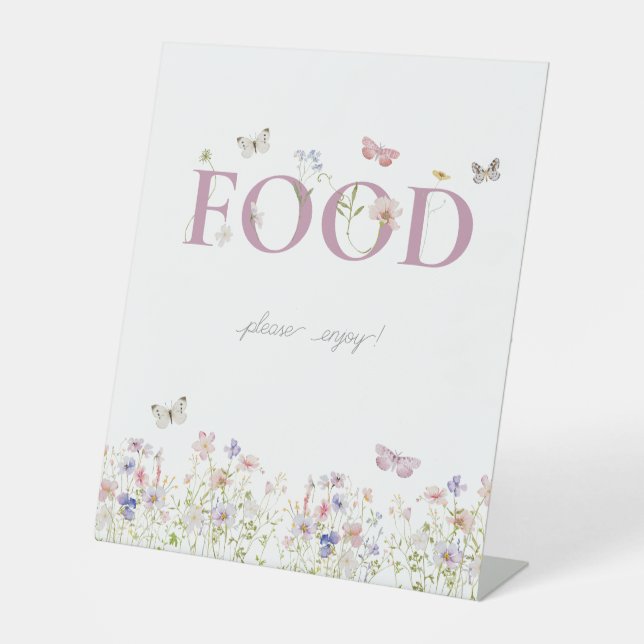 Expositor En L Pequeña mariposa primera comida de cumpleaños (Anverso)