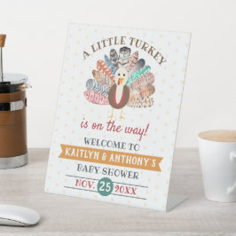 Expositor En L ¡Pequeña Turquía En El Camino! Baby Shower de Acci