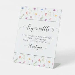 Expositor En L Pequeña y colorida flor silvestre bebé de rifa de