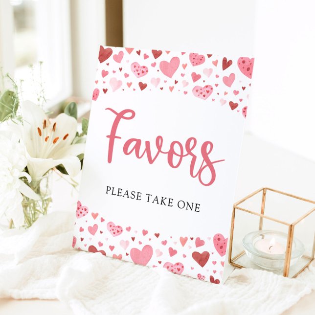 Expositor En L Pequeñas novias Valentine Baby Shower favorece (Subido por el creador)