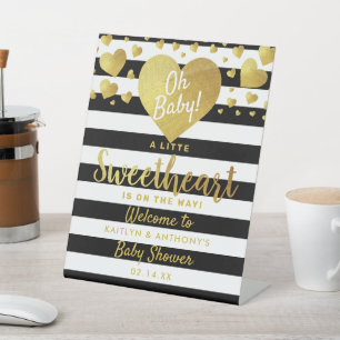 Expositor En L Pequeño El día de San Valentín Baby Shower