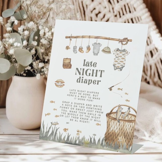 Expositor En L Pequeño pescador pescando pañal nocturno (Subido por el creador)