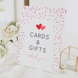 Expositor En L Pequeño Rótulo de tarjetas y regalos de Baby Showe