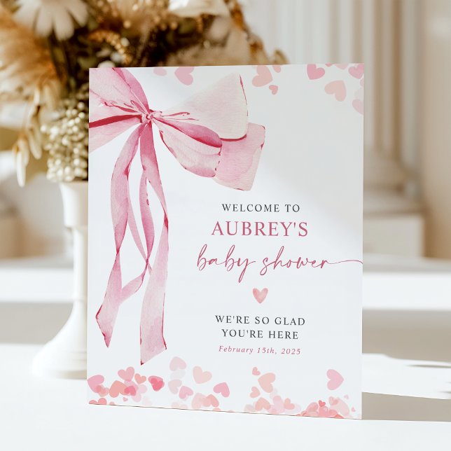 Expositor En L Pequeño símbolo de bienvenida de Baby Shower Bow (Subido por el creador)