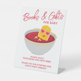 Expositor En L Pequeños Chicas de pepitas para Baby Shower Libros