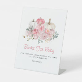 Expositor En L Pequeños Libros De Baby Shower Rosados Para Bebés