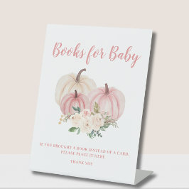 Expositor En L Pequeños Libros De Baby Shower Rosados Para Bebés