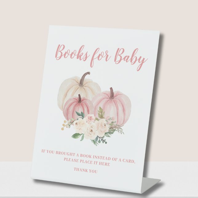 Expositor En L Pequeños Libros De Baby Shower Rosados Para Bebés (Subido por el creador)