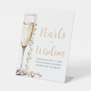 Expositor En L Perlas y prosecco Perlas de Champagne de buen Rótu