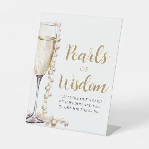 Expositor En L Perlas y prosecco Perlas de Champagne de buen Rótu