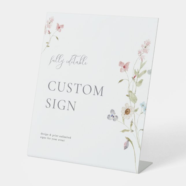 Expositor En L Perlas y Prosecco Personalizado de ducha de novia  (Anverso)