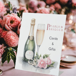 Expositor En L Perlas Y Regalos De Ducha De Novias Prosecco