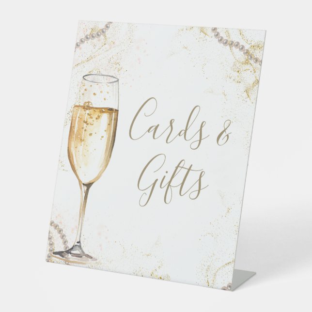 Expositor En L Perlas y Tarjetas Prosecco y Regalos (Anverso)