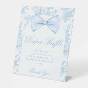 Expositor En L Perrito azul de marea bebé niño ducha Diaper Raffl