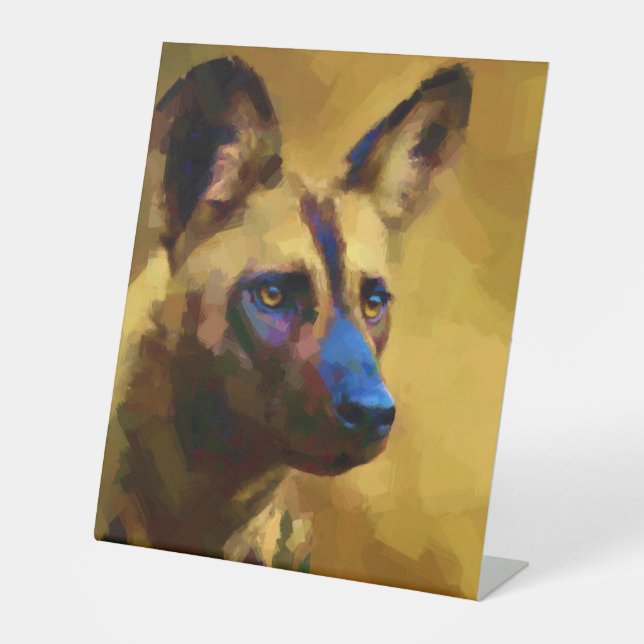 Expositor En L Perro salvaje africano (Anverso)