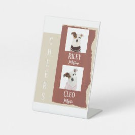 Expositor En L Perro Signature Cocktail Bebe Boda rojo