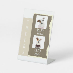 Expositor En L Perro Signature Cóctel Bebe Brown Boda