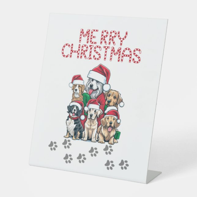 Expositor En L Perros navideños (Anverso)