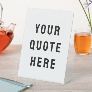 Expositor En L Personaliza tu cita aquí Texto personalizado Mesa
