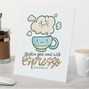 Expositor En L Personalizable Brille su estado de ánimo con Espre