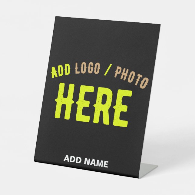 EXPOSITOR EN L PERSONALIZABLE MODERNO ESTILO NEGRO VERIFICADO MAR (Anverso)