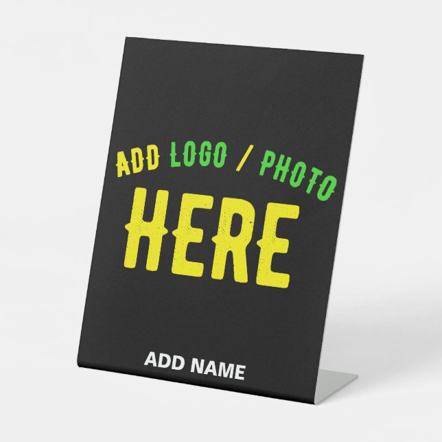 EXPOSITOR EN L PERSONALIZABLE MODERNO ESTILO NEGRO VERIFICADO MAR (Anverso)