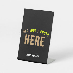 EXPOSITOR EN L PERSONALIZABLE MODERNO ESTILO NEGRO VERIFICADO MAR