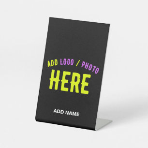 EXPOSITOR EN L PERSONALIZABLE MODERNO ESTILO NEGRO VERIFICADO MAR