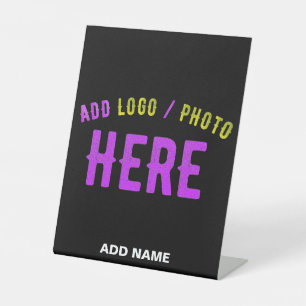 EXPOSITOR EN L PERSONALIZABLE MODERNO ESTILO NEGRO VERIFICADO MAR
