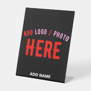 EXPOSITOR EN L PERSONALIZABLE MODERNO ESTILO NEGRO VERIFICADO MAR