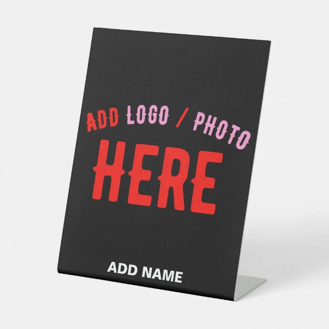 EXPOSITOR EN L PERSONALIZABLE MODERNO ESTILO NEGRO VERIFICADO MAR (Anverso)