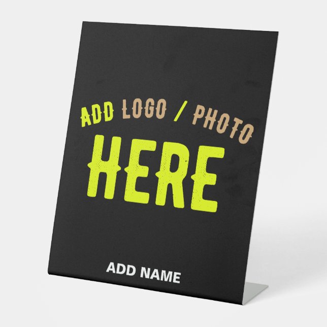 EXPOSITOR EN L PERSONALIZABLE MODERNO ESTILO NEGRO VERIFICADO MAR (Anverso)
