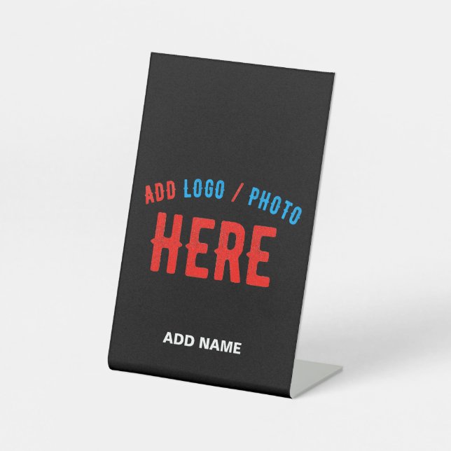 EXPOSITOR EN L PERSONALIZABLE MODERNO ESTILO NEGRO VERIFICADO MAR (Anverso)