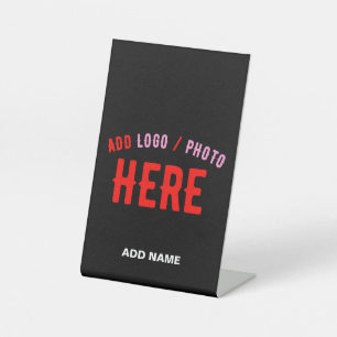 EXPOSITOR EN L PERSONALIZABLE MODERNO ESTILO NEGRO VERIFICADO MAR