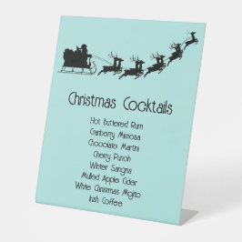 Expositor En L Personalizable Santa Cocktail List