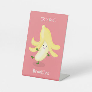 Expositor En L Personalizado bananero Cute kawaii