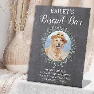 Expositor En L Personalizado Biscuit Bar Mascota Foto Perro Favor