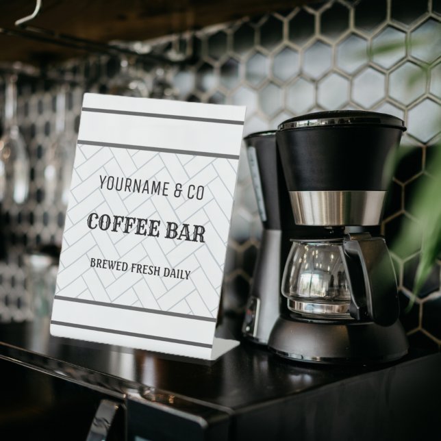 Expositor En L Personalizado Café Bar Moderno Farmhouse (Subido por el creador)