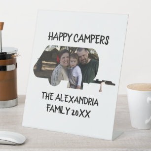 Expositor En L Personalizado caravana caravana familia foto campi